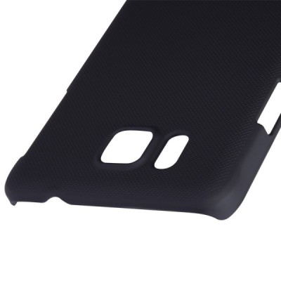 Samsung Galaxy Alpha Nillkin Frosted Shield melns plastmasas futrālis + ekrāna aizsargplēve / Vacins.lv