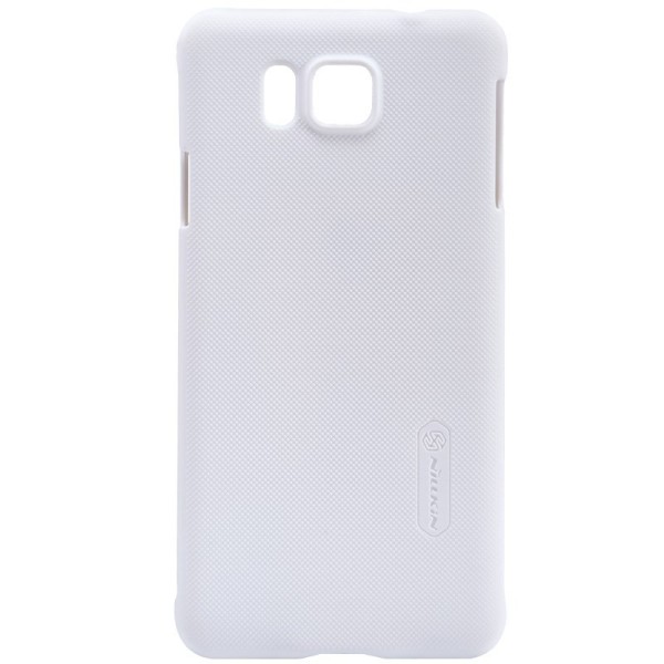 „Nillkin“ Frosted Shield futrālis - balts + ekrāna aizsargplēve (Galaxy Alpha)