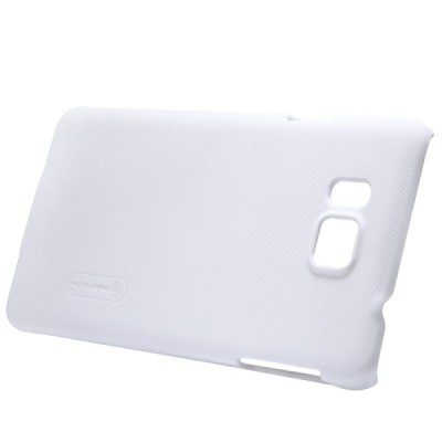 Samsung Galaxy Alpha Nillkin Frosted Shield balts plastmasas futrālis + ekrāna aizsargplēve / Vacins.lv