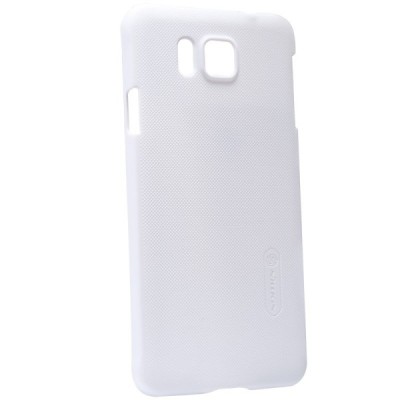Samsung Galaxy Alpha Nillkin Frosted Shield balts plastmasas futrālis + ekrāna aizsargplēve / Vacins.lv