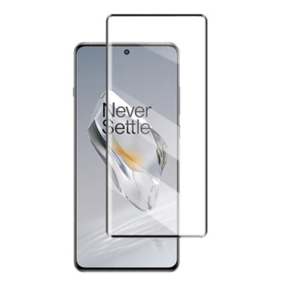 OnePlus 12 „Mocolo“ 9H 3D Tempered Glass sustiprintos apsaugos juodas pilnai dengiantis apsauginis ekrano stiklas | Priedai.lt