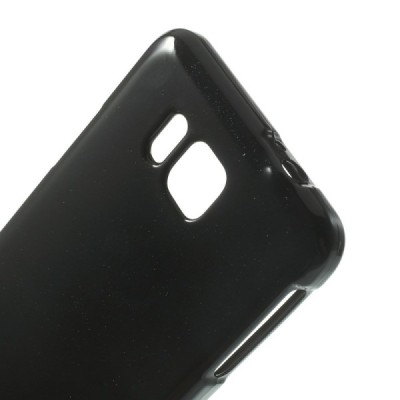 Samsung Galaxy Alpha G850 Mercury melns cieta silikona (TPU) futrālis / Vacins.lv