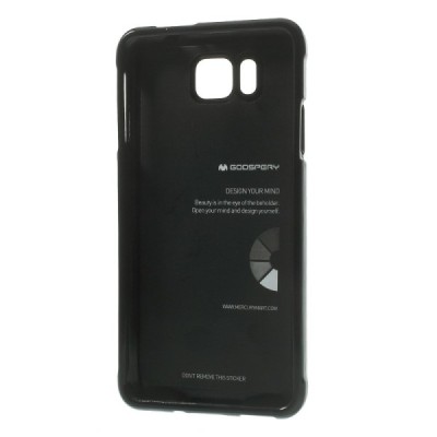 Samsung Galaxy Alpha G850 Mercury melns cieta silikona (TPU) futrālis / Vacins.lv