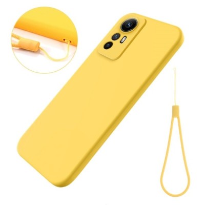 Xiaomi Redmi Note 12S Shell cieta silikona (TPU) apvalks - dzeltens | vacins.lv