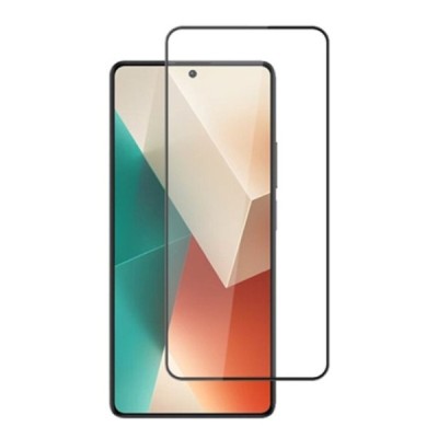 Xiaomi Redmi Note 13 5G „Mocolo“ 9H 2.5D Tempered Glass sustiprintos apsaugos juodas pilnai dengiantis apsauginis ekrano stiklas