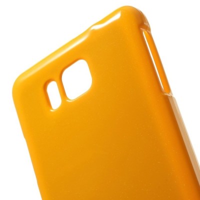Samsung Galaxy Alpha G850 Mercury dzeltens cieta silikona (TPU) futrālis / Vacins.lv