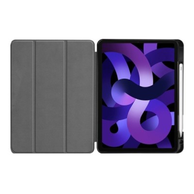 „Stylus“ atverčiamas dėklas - juodas (iPad Air 11 (2026 / 2025 / 2024) / iPad Air 5 (2022) / iPad Air 4 (2020))