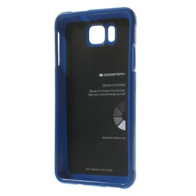 Samsung Galaxy Alpha G850 Mercury tumši zils cieta silikona (TPU) futrālis / Vacins.lv