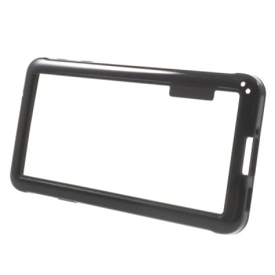 Juodas klasikinis Samsung Galaxy Alpha G850 TPU rėmelis - kraštų apvadas (bamperis) / Priedai.lt