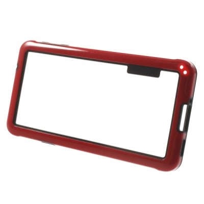 Raudonas klasikinis Samsung Galaxy Alpha G850 TPU rėmelis - kraštų apvadas (bamperis) / Priedai.lt