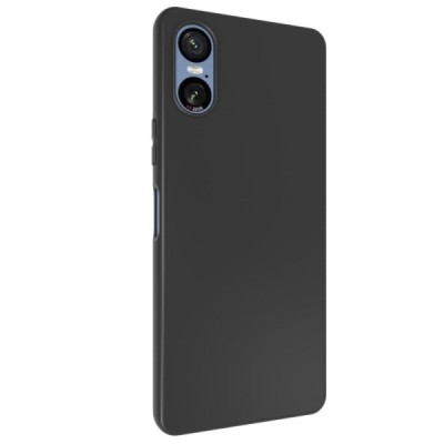 Sony Xperia 10 VI cieta silikona (TPU) melns apvalks | Vacins.lv