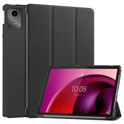 Lenovo Tab M11 (TB330FU) atvēramais melns maciņš | Vacins.lv