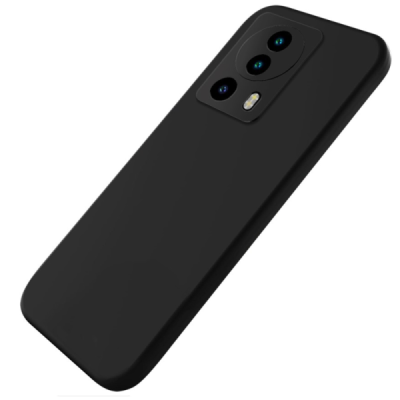 Xiaomi 13 Lite Shell cieta silikona (TPU) apvalks - melns | vacins.lv