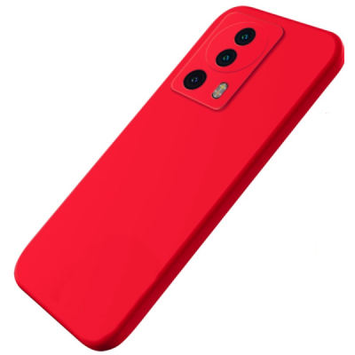 Xiaomi 13 Lite Shell cieta silikona (TPU) apvalks - sarkans | vacins.lv