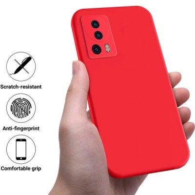Xiaomi 13 Lite Shell cieta silikona (TPU) apvalks - sarkans | vacins.lv