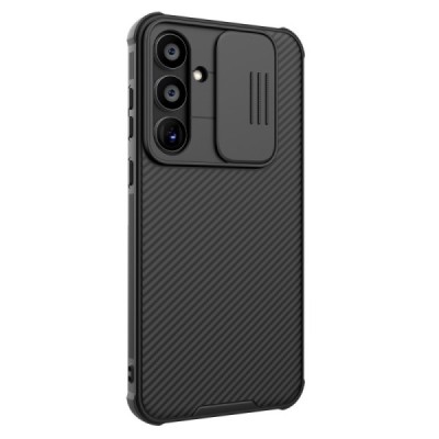 Samsung Galaxy A55 5G (SM-A556) „Nillkin“ CamShield Pro Magnetic juodas dėklas, nugarėlė su kameros apsauga | Priedai.lt