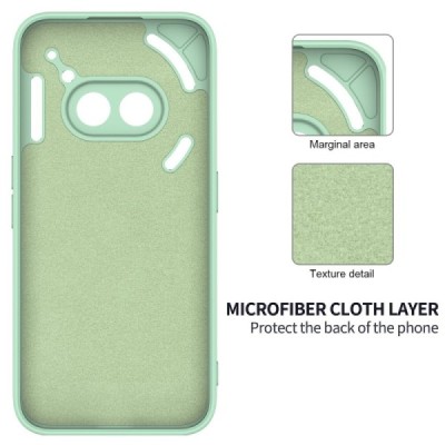 Nothing Phone 2a (2a Plus) Shell kieto silikono (TPU) dėklas žalias - nugarėlė | Priedai.lt