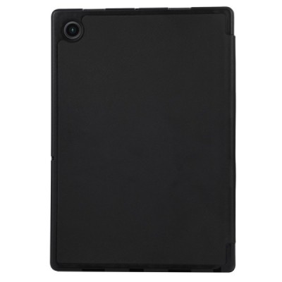 Samsung Galaxy Tab A9+ atvēramais melns maciņš - maks ar vietu, kur ielikt stylus | Vacins.lv