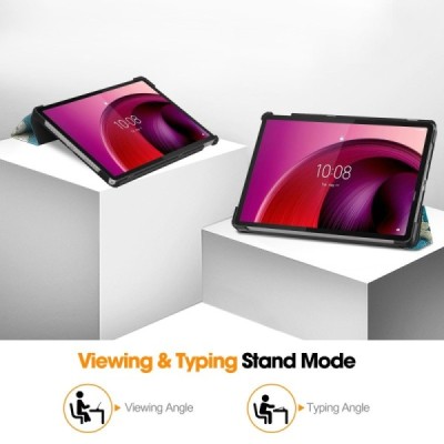 Lenovo Tab M11 (TB330FU) „Sakura“ atvēramais krāsains maciņš | Vacins.lv