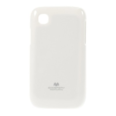 LG L40 D160 Mercury balts cieta silikona (TPU) futrālis / Vacins.lv