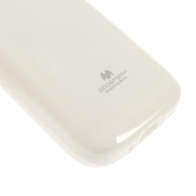 LG L40 D160 Mercury balts cieta silikona (TPU) futrālis / Vacins.lv