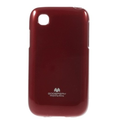 LG L40 D160 Mercury sarkans cieta silikona (TPU) futrālis / Vacins.lv