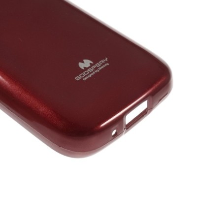 LG L40 D160 Mercury sarkans cieta silikona (TPU) futrālis / Vacins.lv