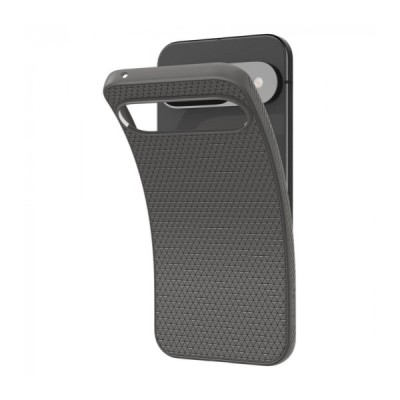 „Spigen“ Liquid Air Google Pixel 9 Pro XL juodas kieto silikono dėklas | Priedai.lt