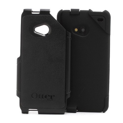 „OtterBox“ Commuter melns HTC One M7 apvalks / vacins.lv