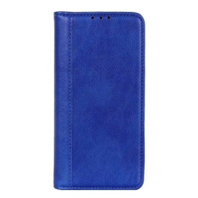 OnePlus 12R (Ace 3) zils ādas atvērams maciņš ar magnetu | Vacins.lv