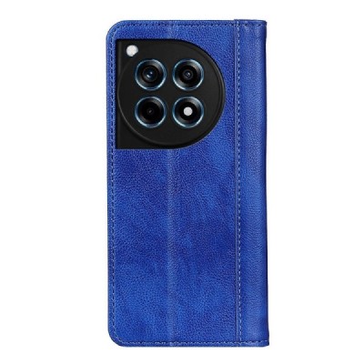 OnePlus 12R (Ace 3) zils ādas atvērams maciņš ar magnetu | Vacins.lv