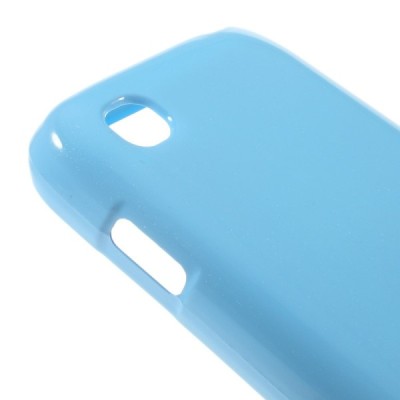 LG L40 D160 Mercury gaiši zils cieta silikona (TPU) futrālis / Vacins.lv