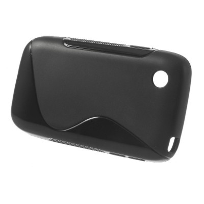 LG L40 D160 melns cieta silikona futrālis / Vacins.lv