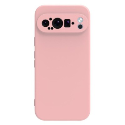 Google Pixel 9 Pro Shell cieta silikona (TPU) apvalks - rozs | vacins.lv