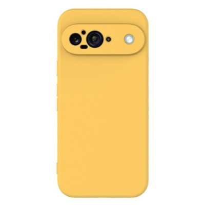 Google Pixel 9 Shell cieta silikona (TPU) apvalks - dzeltens | vacins.lv