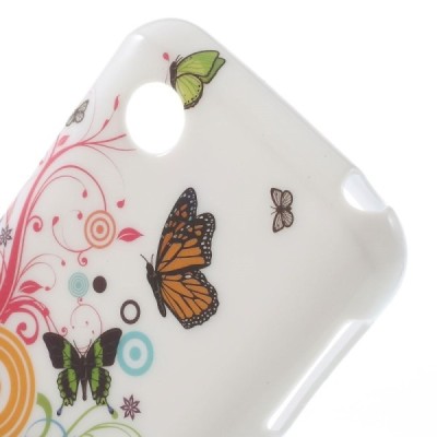 LG L40 D160 rakstains margs silikona apvalks - taureņi / Vacins.lv