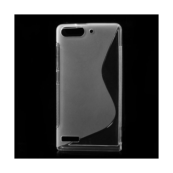 Cieta silikona futrālis - dzidrs (Ascend G6)