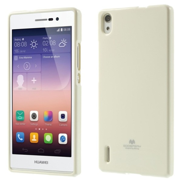 „Mercury“ futrālis - balts (Ascend P7)