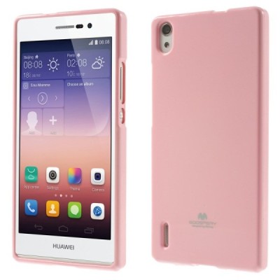 Huawei Ascend P7 Mercury rozs cieta silikona (TPU) futrālis / Vacins.lv