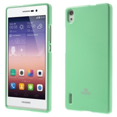 Huawei Ascend P7 Mercury piparmētru cieta silikona (TPU) futrālis / Vacins.lv