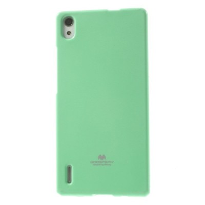 Huawei Ascend P7 Mercury piparmētru cieta silikona (TPU) futrālis / Vacins.lv