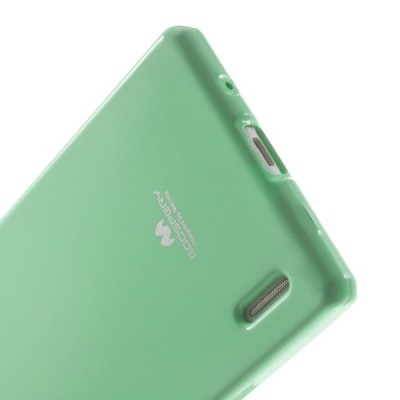 Huawei Ascend P7 Mercury piparmētru cieta silikona (TPU) futrālis / Vacins.lv