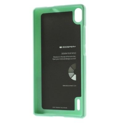 Huawei Ascend P7 Mercury piparmētru cieta silikona (TPU) futrālis / Vacins.lv