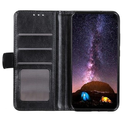 OnePlus Nord CE4 Lite 5G Binfen atvēramais melns maciņš - maks | Vacins.lv