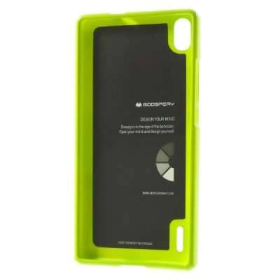 Huawei Ascend P7 Mercury zaļš cieta silikona (TPU) futrālis / Vacins.lv