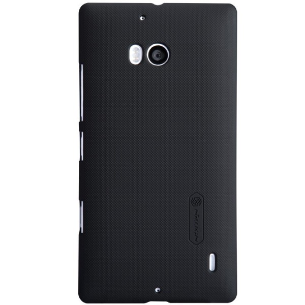 „Nillkin“ Frosted Shield dėklas - juodas + apsauginė ekrano plėvelė (Lumia 930)