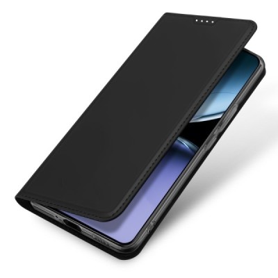 OnePlus Nord 4 "Dux Ducis" Skin sērijas melns ādas atvērams maciņš | Vacins.lv