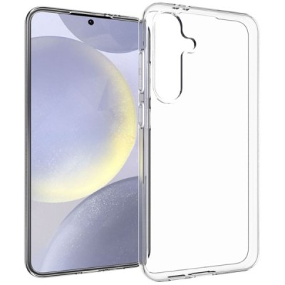 Samsung Galaxy S24 FE (SM-S721) kieto silikono TPU skaidrus dėklas - nugarėlė | Priedai.lt