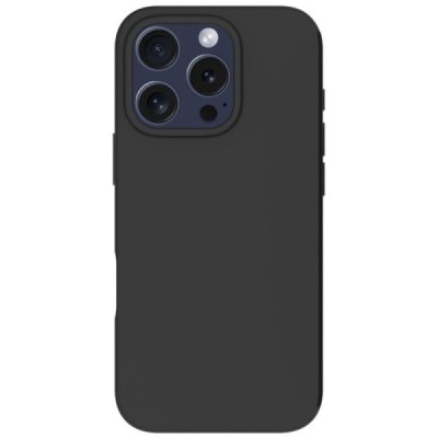 Apple iPhone 16 Pro Max cieta silikona (TPU) melns apvalks | Vacins.lv