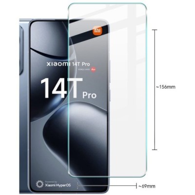 Xiaomi 14T (14T Pro) Imak Tempered Glass (nepilnīgi aizsedzams) dzidrs ekrāna aizsargstikls | Vacins.lv